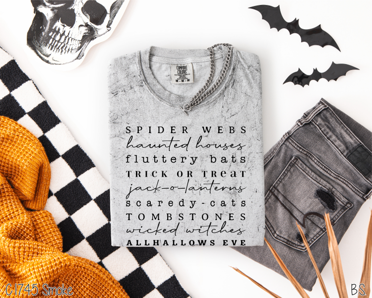 Halloween List #BS8420 *8/24 PRINTS ON ORDER AND EXTRAS POSTED FOR PURCHASE BEFORE ARRIVAL