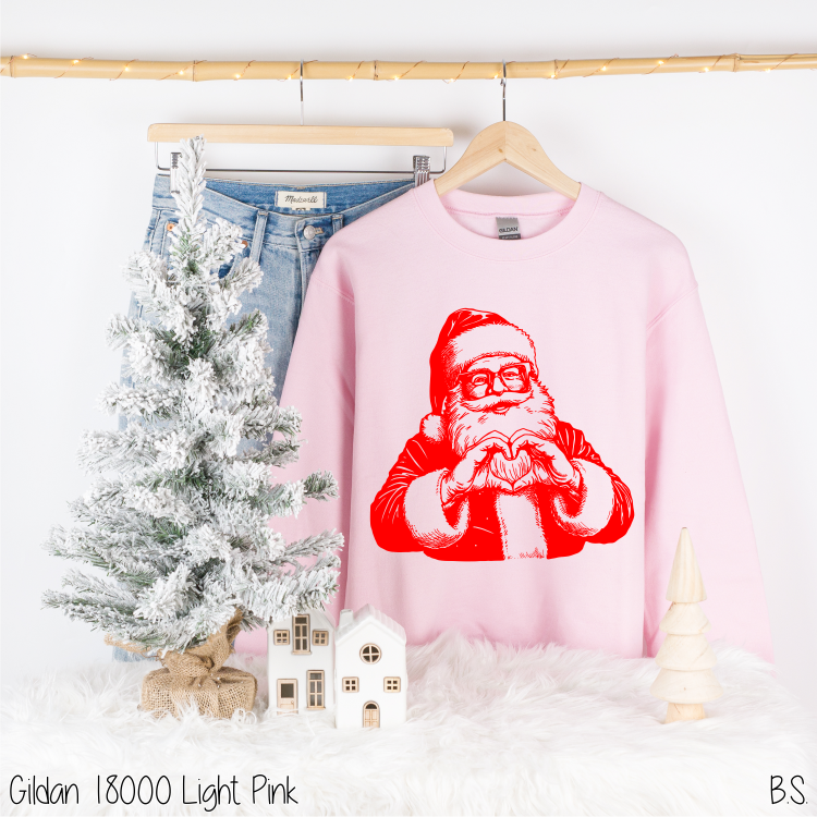 Hand Heart Santa #BS8727