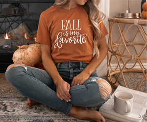 Hand Lettered Fall Is My Favorite #BS7270