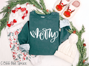 Hand Lettered Merry #BS8612A *10/12 PRINTS ON ORDER AND EXTRAS POSTED FOR PURCHASE BEFORE ARRIVAL