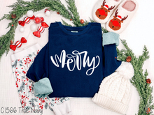 Load image into Gallery viewer, Hand Lettered Merry #BS8612A *10/12 PRINTS ON ORDER AND EXTRAS POSTED FOR PURCHASE BEFORE ARRIVAL

