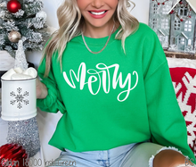 Load image into Gallery viewer, Hand Lettered Merry #BS8612A *10/12 PRINTS ON ORDER AND EXTRAS POSTED FOR PURCHASE BEFORE ARRIVAL
