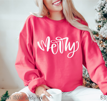 Load image into Gallery viewer, Hand Lettered Merry #BS8612A *10/12 PRINTS ON ORDER AND EXTRAS POSTED FOR PURCHASE BEFORE ARRIVAL
