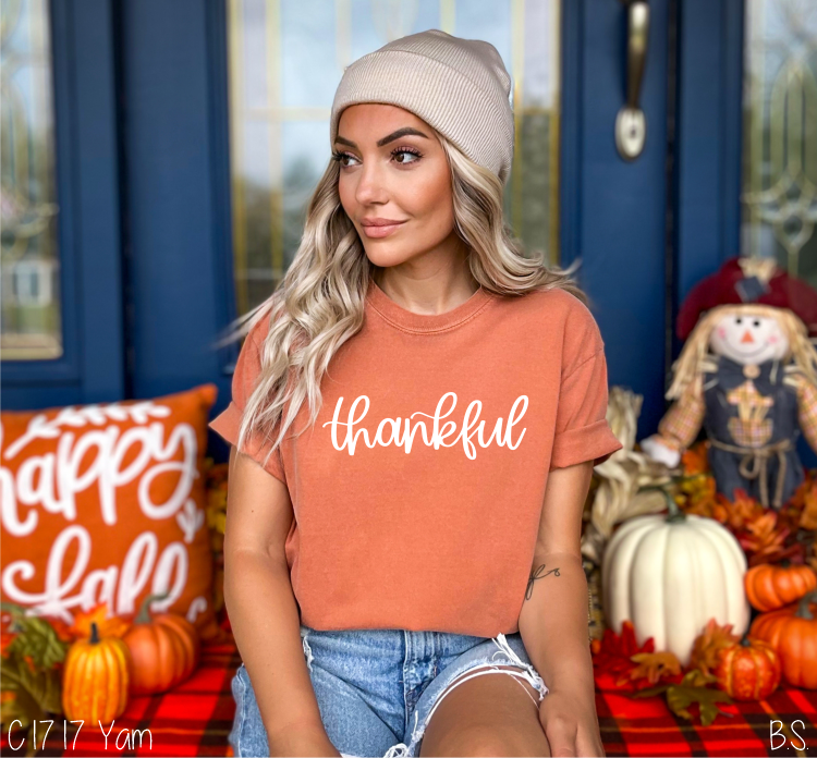 Hand Lettered Thankful #BS6084