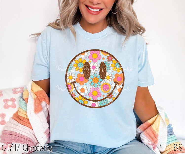 Happy Retro Daisy Smile #BS6591