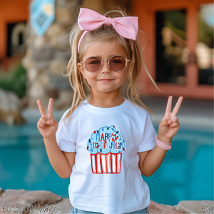 Happy 4th of July Cupcake #BS1712