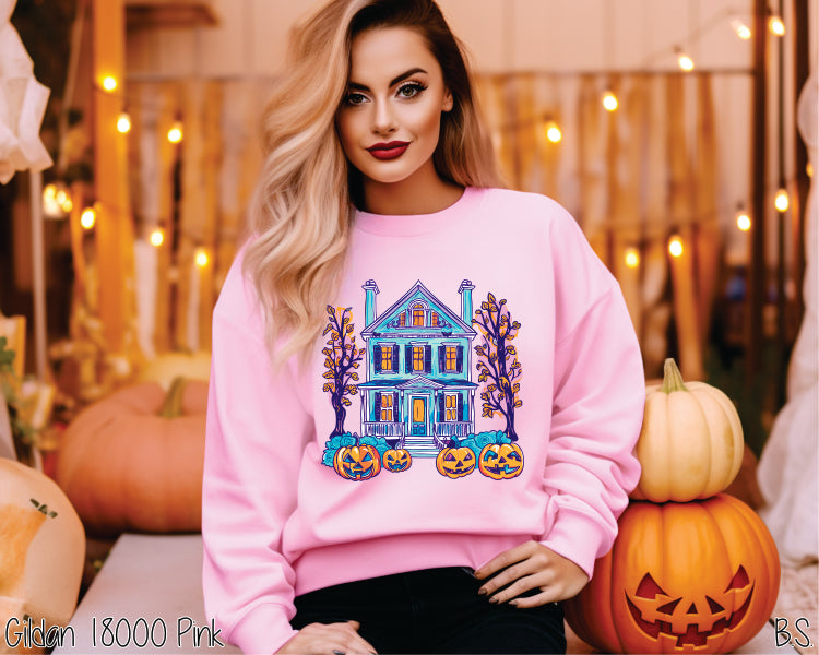 Haunted House Watercolor #BS7223