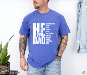He Is Dad One Color #BS8152