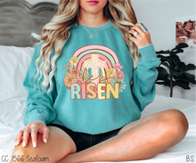 Load image into Gallery viewer, He Is Risen Leopard Cross Rainbow #BS6443
