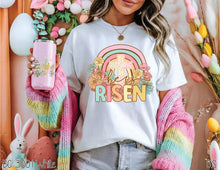 Load image into Gallery viewer, He Is Risen Leopard Cross Rainbow #BS6443
