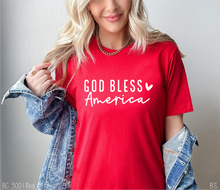 Load image into Gallery viewer, Heart God Bless America #BS6880
