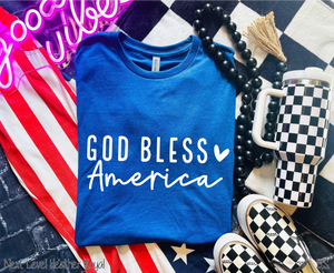 Heart God Bless America #BS6880