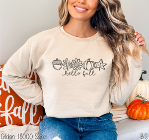 Hello Fall Doodle #BS7416