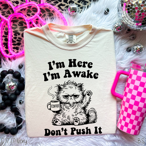 Here Awake Don't Push #BS8384