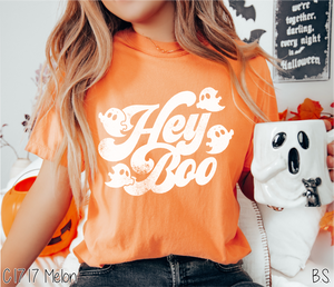 Hey Boo Retro Script Ghosts #BS8335