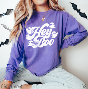 Hey Boo Retro Script Ghosts #BS8335