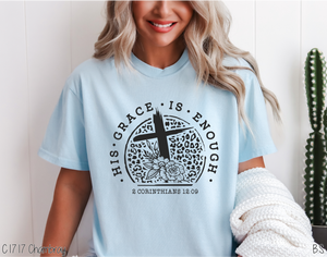 His Grace Is Enough Cross Leopard #BS7138