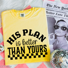 Load image into Gallery viewer, His Plan Better Than Yours #BS8236
