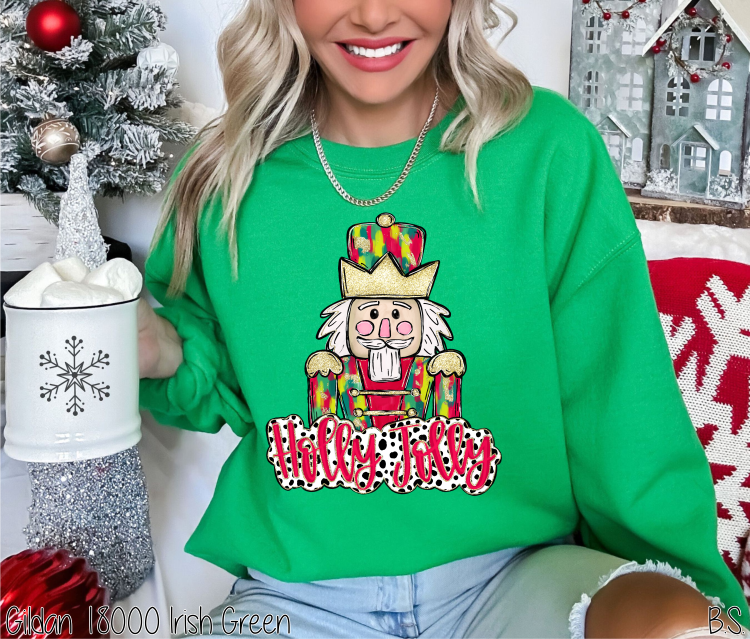 Holly Jolly Dot Nutcracker #BS7560
