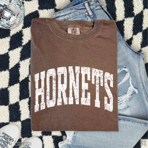 Hornets Distressed Arch #BS8591 *10/5 PRINTS ON ORDER AND EXTRAS POSTED FOR PURCHASE BEFORE ARRIVAL