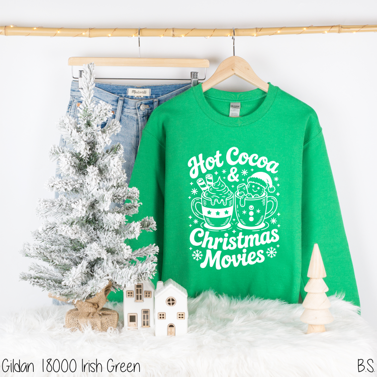 Hot Cocoa & Christmas Movies #BS8757 *11/23 PRINTS ON ORDER & EXTRAS POSTED FOR PURCHASE BEFORE ARRIVAL