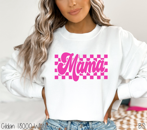 Hot Pink Checkered Mama #BS6692