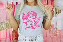 Load image into Gallery viewer, Hot Pink Distressed Cupid #BS8802
