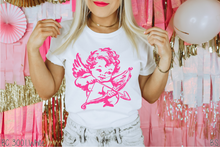 Load image into Gallery viewer, Hot Pink Distressed Cupid #BS8802
