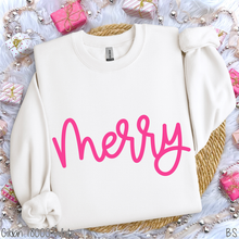 Load image into Gallery viewer, Hot Pink Merry Script #BS8688

