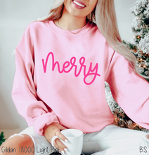 Load image into Gallery viewer, Hot Pink Merry Script #BS8688
