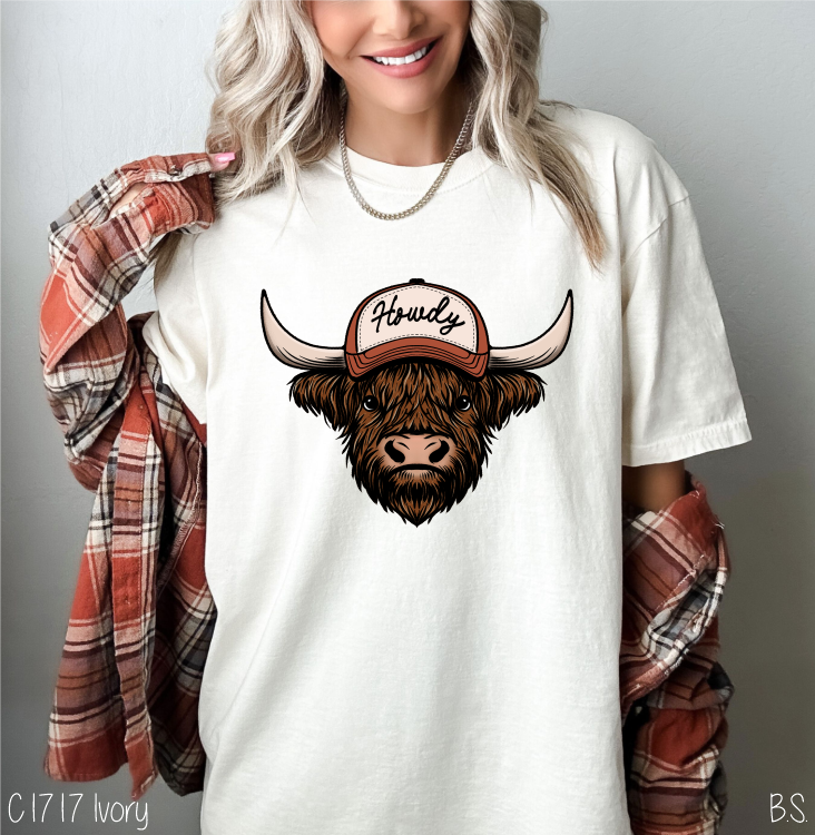 Howdy Highland Cow #BS7787