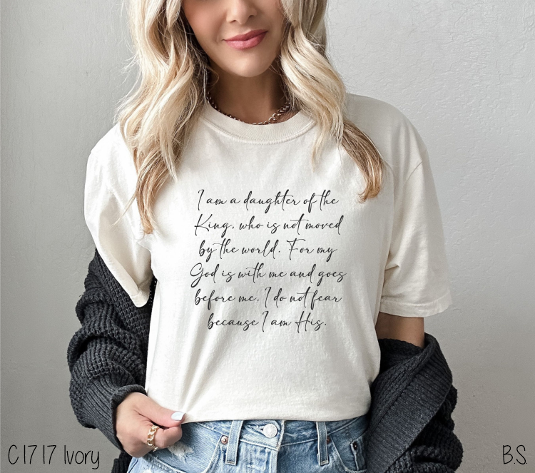 I Am A Daughter Of The King #BS6089