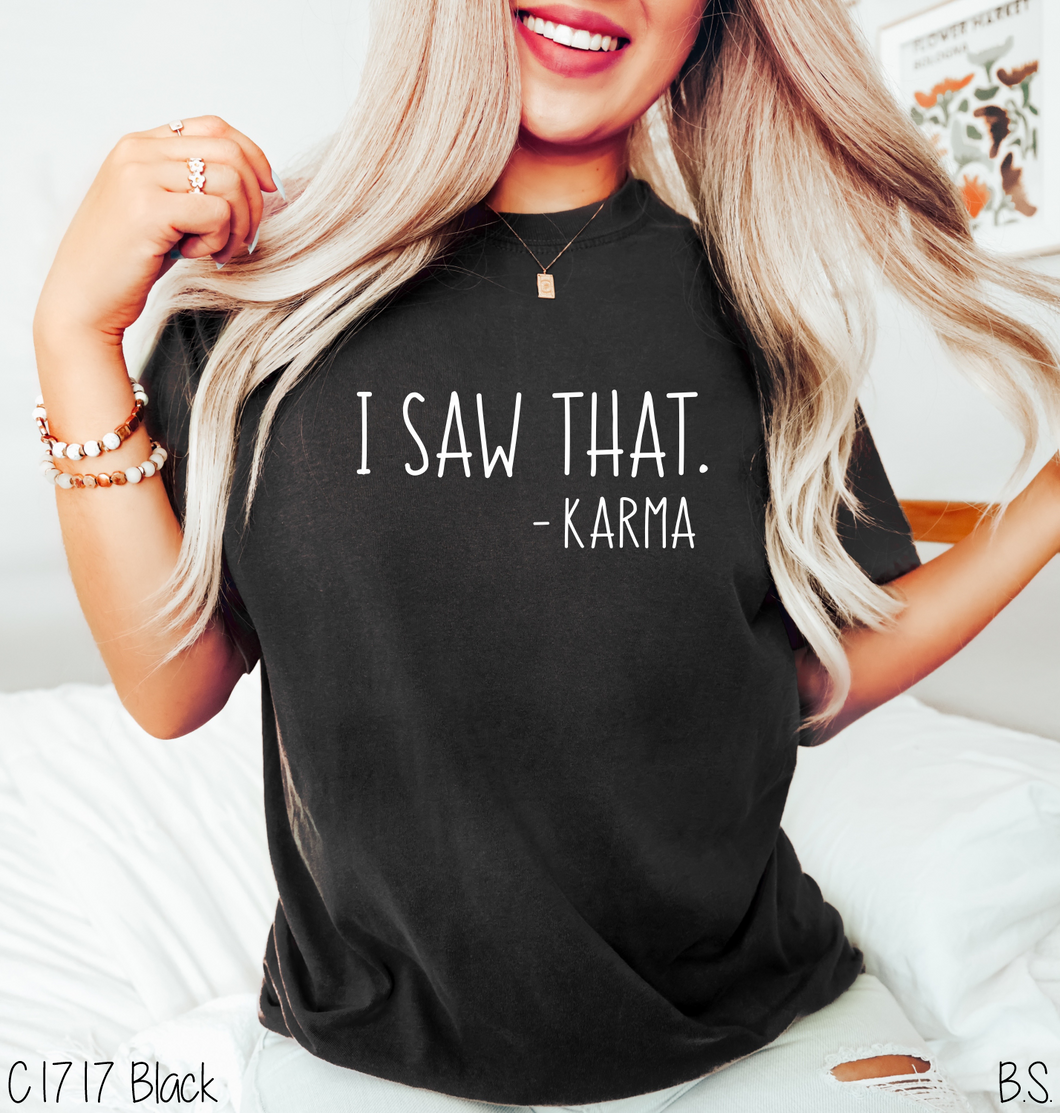 I Saw That -Karma #BS835