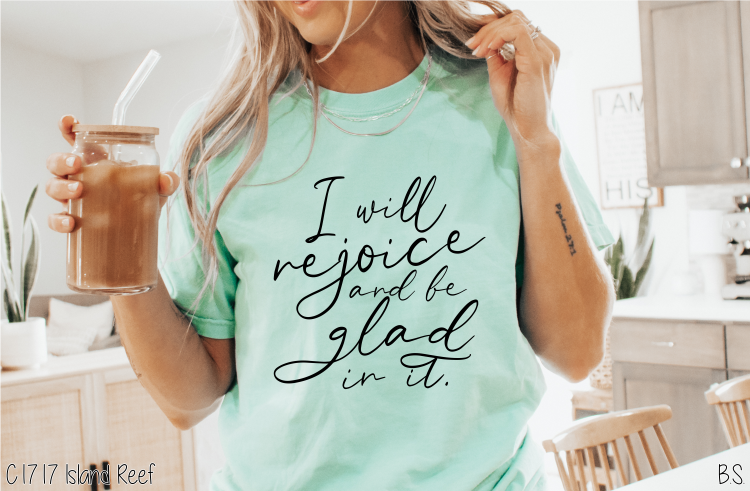 I Will Rejoice Hand Lettered #BS6992