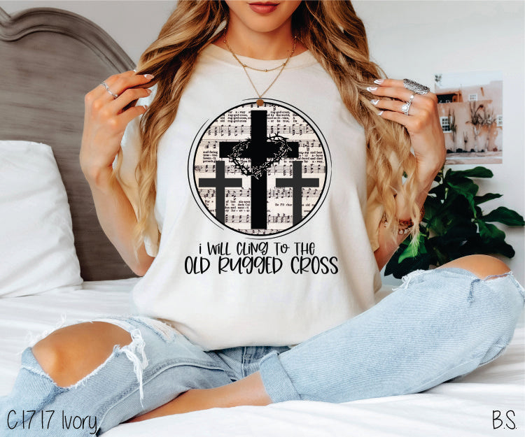 I Will Cling To The Rugged Cross #BS1363