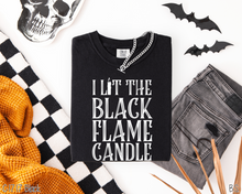 Load image into Gallery viewer, I Lit The Black Flame Candle #BS108
