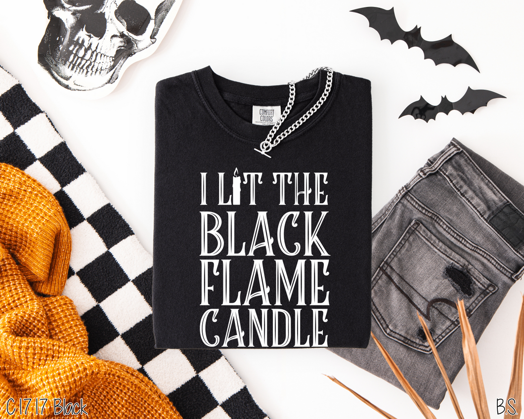 I Lit The Black Flame Candle #BS108