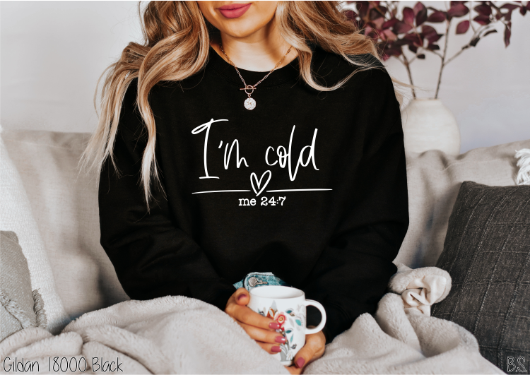 I'm Cold 24/4 With Heart #BS7466