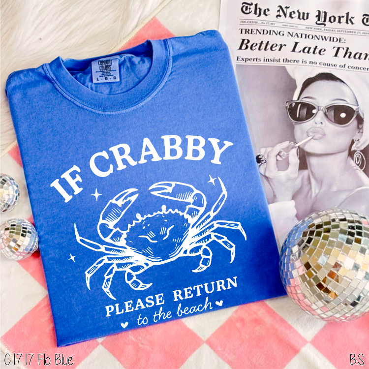 If Crabby Return Beach #BS8281
