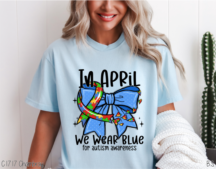 In April We Wear Blue #BS7841