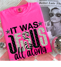 Load image into Gallery viewer, Full Color It Was Jesus All Along #BS8167
