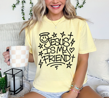 Load image into Gallery viewer, Black Ink Jesus Is My Friend #BS8395
