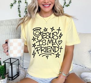 Black Ink Jesus Is My Friend #BS8395
