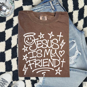 Jesus Is My Friend White Ink #BS8394