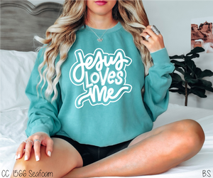 Jesus Loves Me Outlined #BS6412