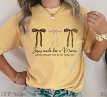 Load image into Gallery viewer, Jesus Made Her A Mama Fall Bows #BS8411 *8/24 PRINTS ON ORDER AND EXTRAS POSTED FOR PURCHASE BEFORE ARRIVAL
