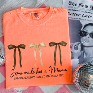 Jesus Made Her A Mama Fall Bows #BS8411 *8/24 PRINTS ON ORDER AND EXTRAS POSTED FOR PURCHASE BEFORE ARRIVAL