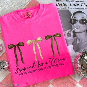Jesus Made Her A Mama Fall Bows #BS8411 *8/24 PRINTS ON ORDER AND EXTRAS POSTED FOR PURCHASE BEFORE ARRIVAL