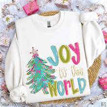 Load image into Gallery viewer, Joy To The World Bow Tree #BS8621

