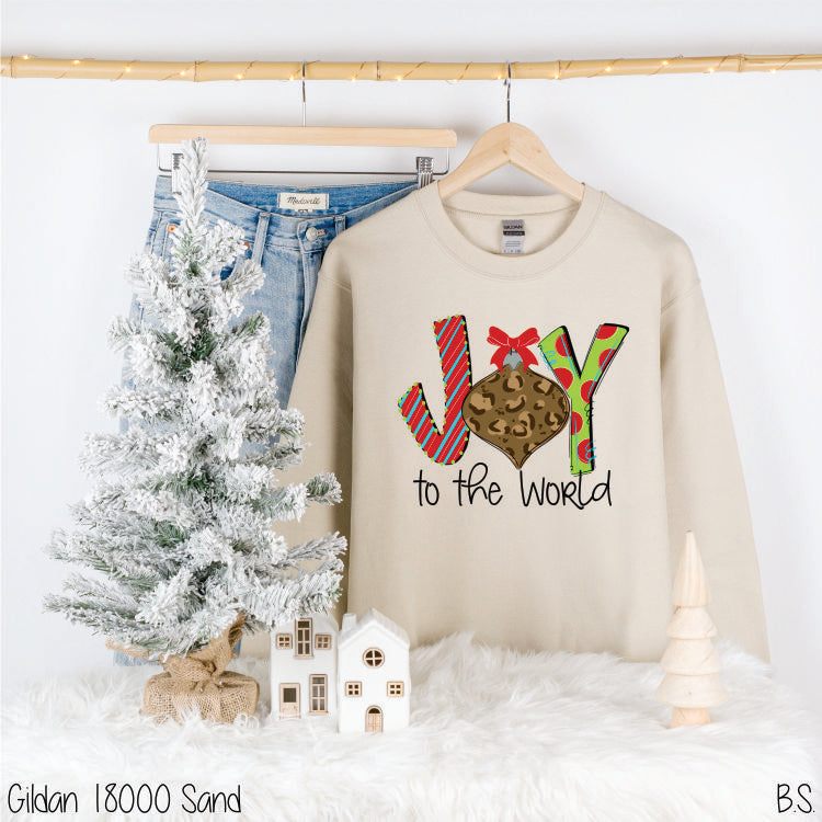 Joy to the World Christmas Leopard #BS539